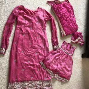 *sold * Mommy & me Pakistani Indian outfits